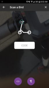 Indianapolis Mobility - Bird App Scooter Code